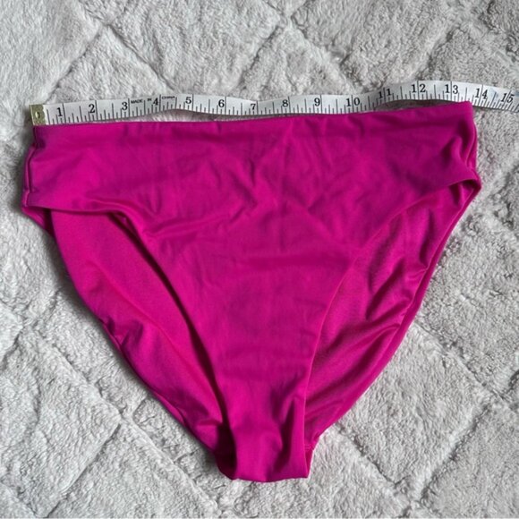 Victoria's Secret | Pink High Waisted Full Coverage Bikini Bottoms | Size Medium - Picture 8 of 9
